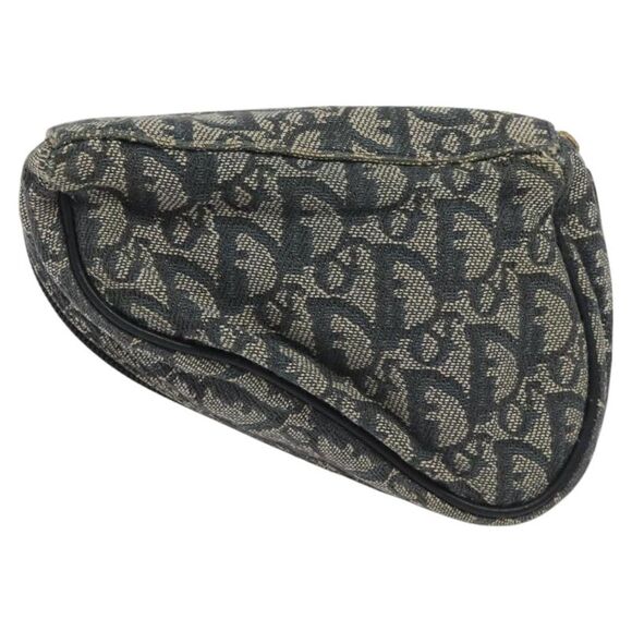 Pre Loved dior Women Navy Clutches - Picture 3 of 8